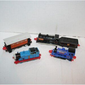 Vtg. (4) Thomas Tank Engine & Friends Diecast Magnetic Trains Ertl Lot 12 1990's